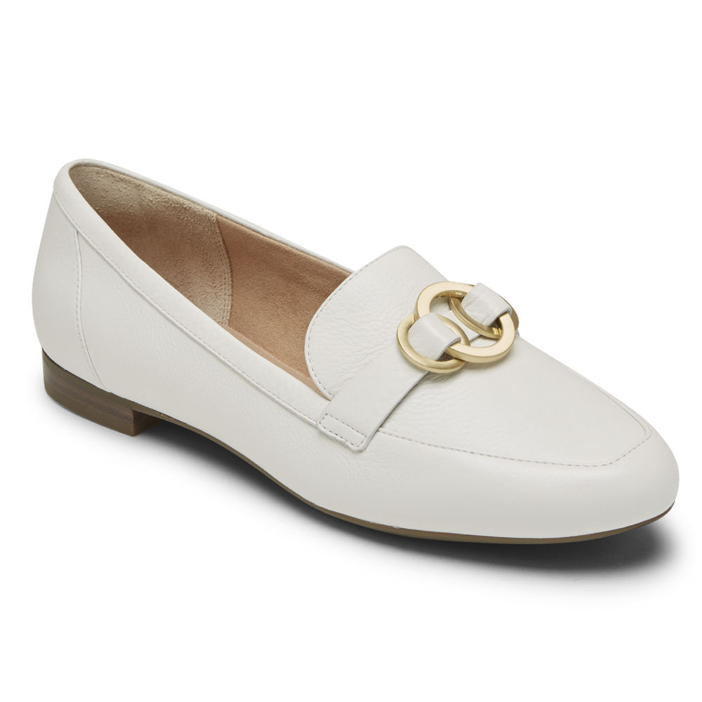 Mocassins Rockport Mulher Branco - Total Motion Tavia Ring - 87254FLNE